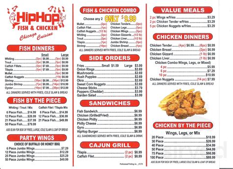 hip hop chicken & fish|hip hop chicken menu near me.